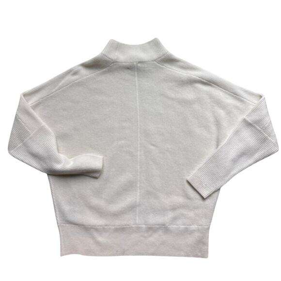 Pure Collection Wool Cashmere Sweater Cream Ivory Size 4 - Picture 7 of 13